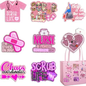 Pulse Bogg Tote Cute Acrylic Nurse Life Charms